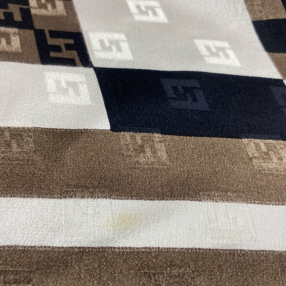 FENDI Logo Cube Print Vintage Scarf - Picture 9 of 15